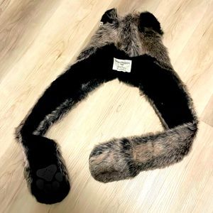 Spirit Hoods Grey Wolf Hood Scarf